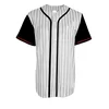 Cheap blank men pinstripe baseball jersey wholesale