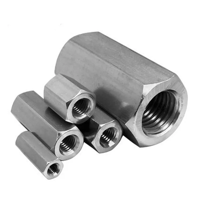 M10 M16 M20 A2 A4 Stainless Steel SS304 SS316 Hex Coupling Nut