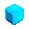 Touch Light Alarm Clock with Color Changing Quadrate Clock for Child Bedside