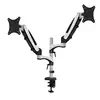 GM124C Height Adjustable Computer LCD Monitor Arm For Dual LCD Screens