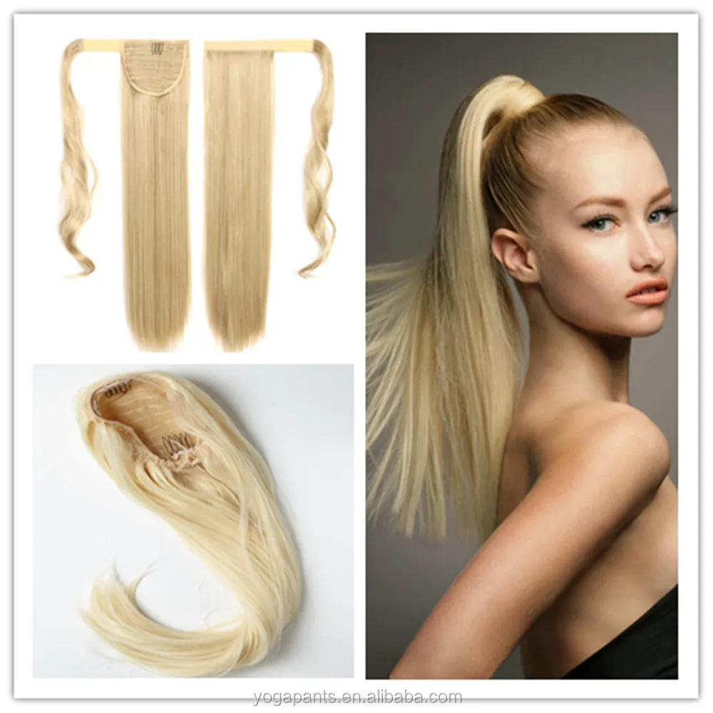 Top Quality Clip On Ponytail Remy Virgin No Shedding 100% Natural ...