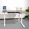 Professional ergonomic L-shape office sit standing desk for work home