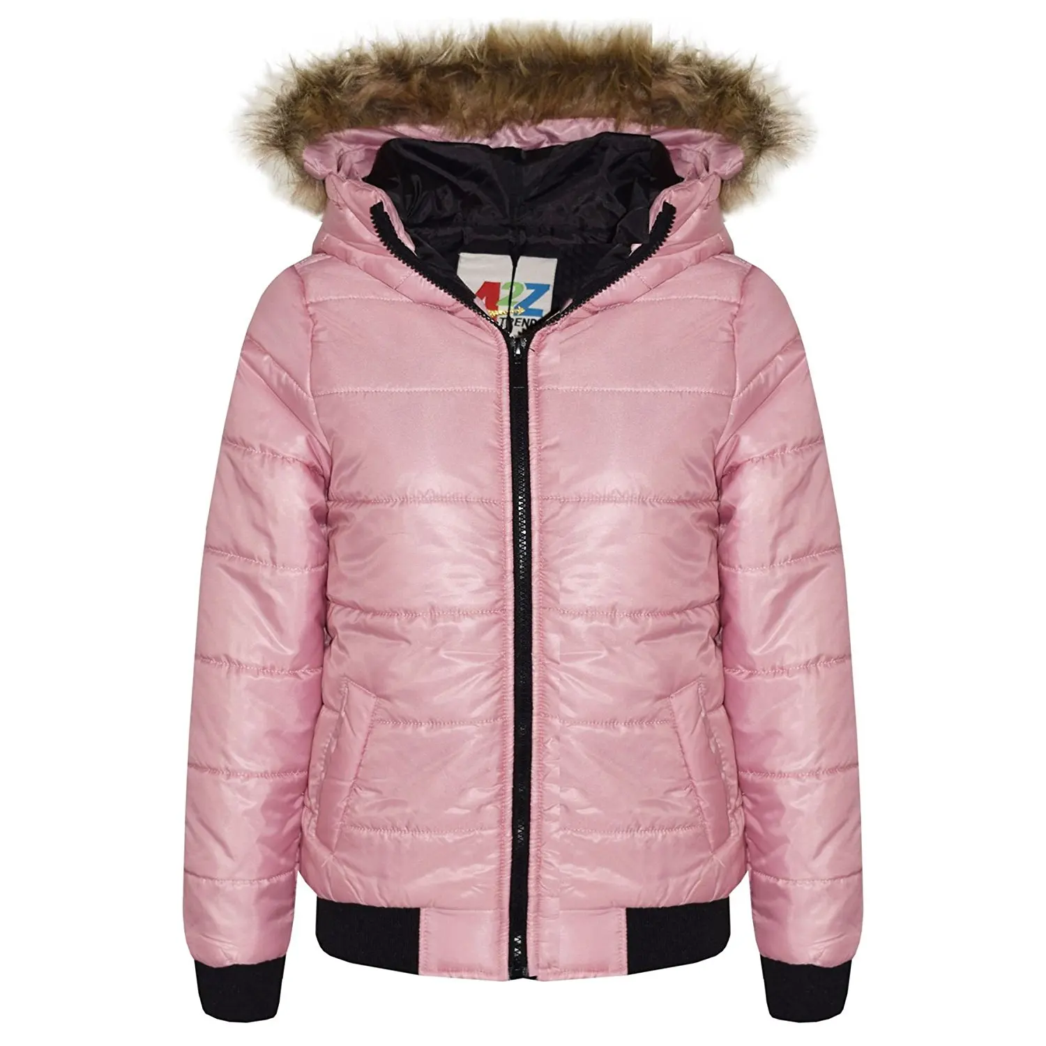 baby boy puffer coat with fur hood