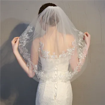 lace veil short