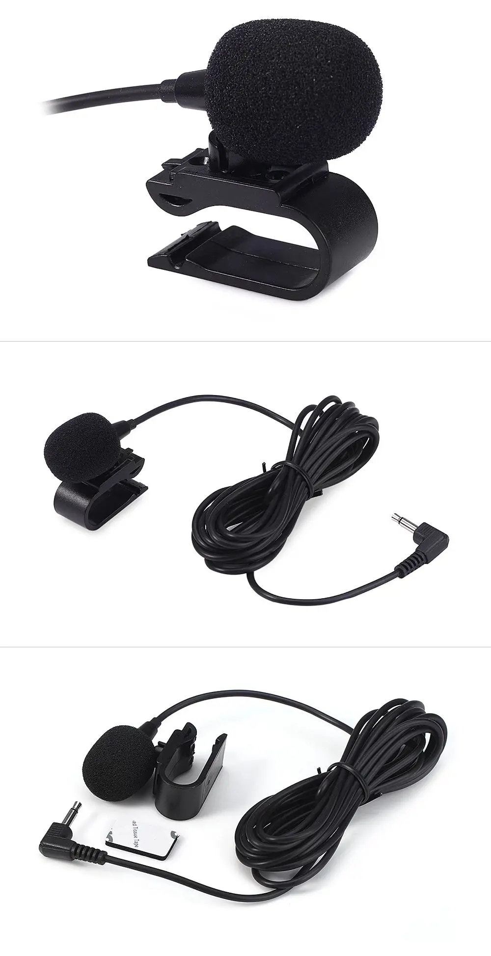 Professionals car audio microphone 3 5mm jack plug mic stereo mini