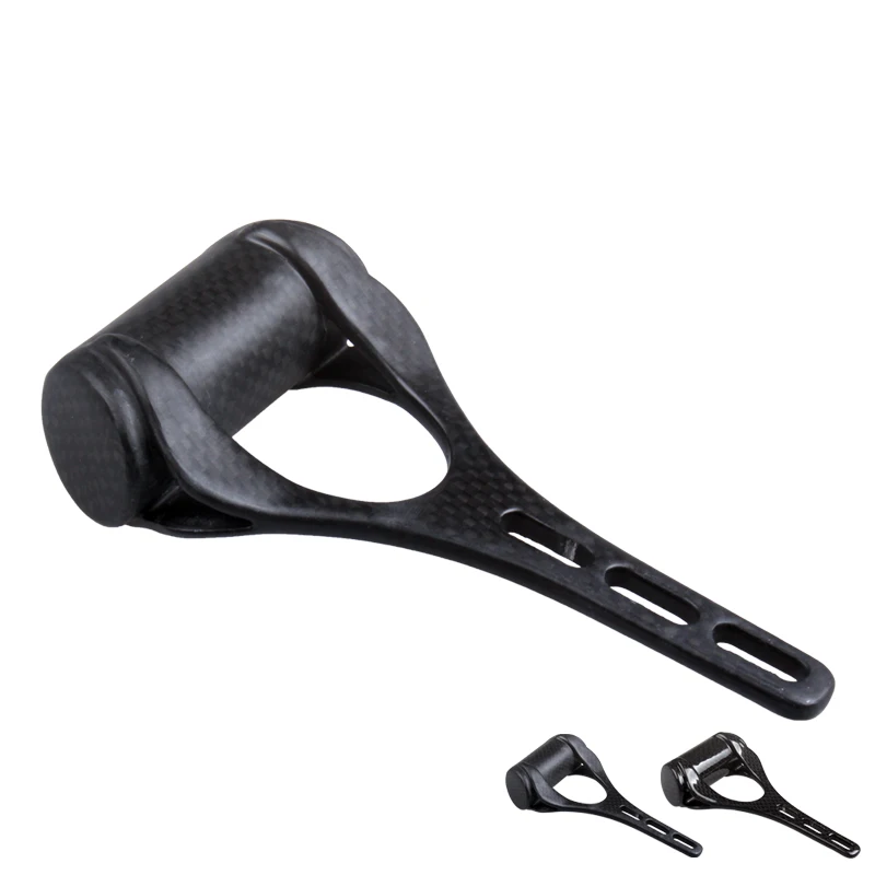 

BIKEIN Full Carbon Road/Mountain Bike Speedometer Stents Cycling Bicycle Parts Stopwatch Seat MTB Extend Computer Support Holder, Matte black/glossy black