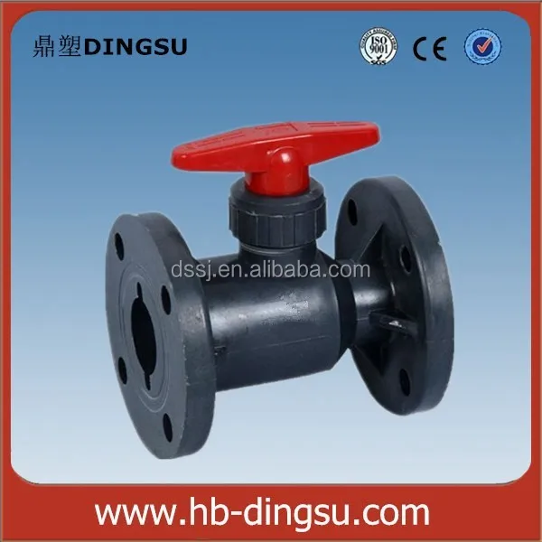 flanged pvc ball valve