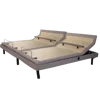 Easy to install furniture bed furniture of adjustable metal massage cloth bed with universal remote control