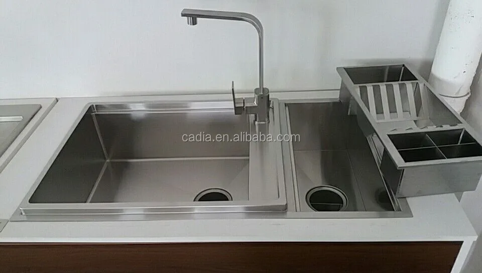 
Custom size 18gauge kitchen stainless steel muntifaction modern sink 