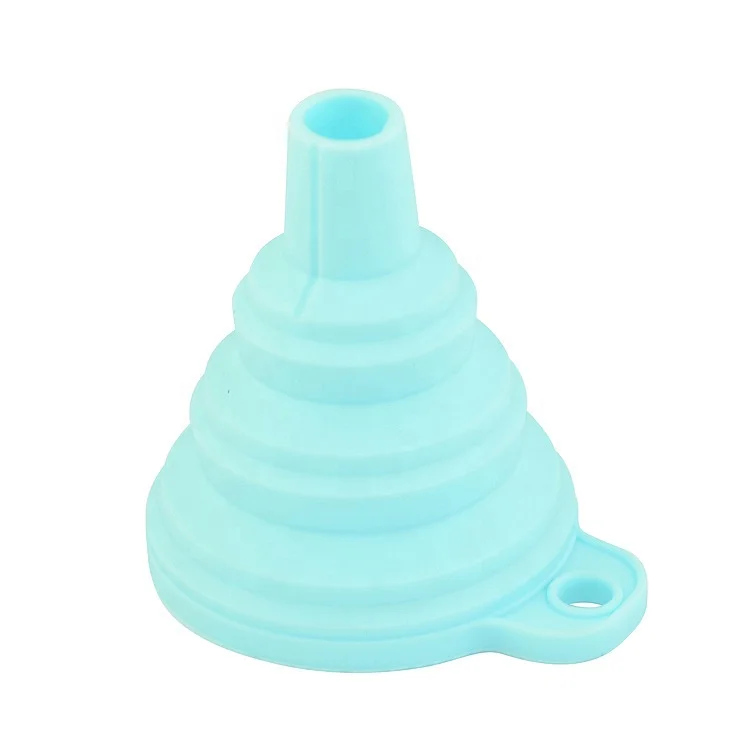 

Wholesale Collapsible Separating Oil Funnel Soft Mini Silicone Foldable Funnel for Water Bottle, Red;blue;yellow;orange;green;blue...