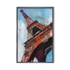 Custom currency display vogue wood a4 paper size poster paris 2 side photo frame