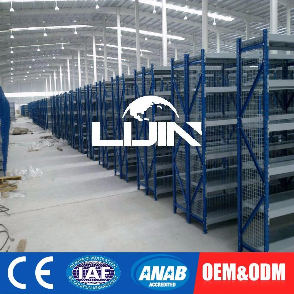 
LIJIN Factory Direct Sale Light Medium Duty Warehouse Storage Shelves 