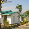 Frame cad modern villa style house elevation plans design prefabricated simple steel structure small prefab ready made villa