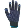 High Quality CE EN388 Cotton Drill Wing Thumb Knitted Wrist Multipurpose Gloves