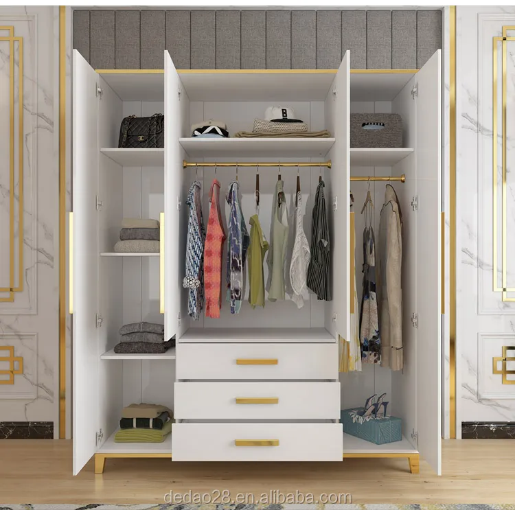 colourful wooden wardrobes