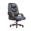 retro ripple black luxury italian leather boss chair executive