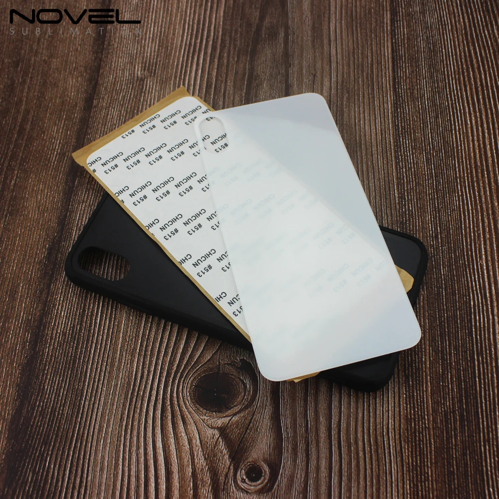 

Sublimation Blank 2D TPU Glass Phone Case For IPXS Max