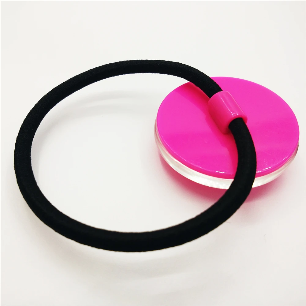 
Eco-friendly Custom Acrylic Headdress Elastic Hair Ring Rope 