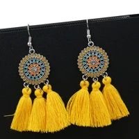 

Wholesale Fashion Bohemia Tassel Earrings Creative Alloy Earrings For Women