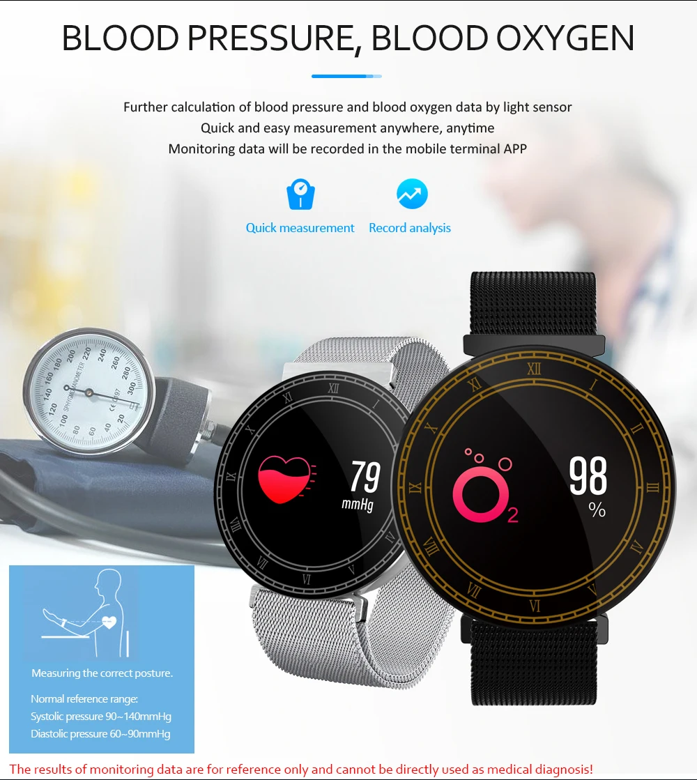 Waterproof Bluetooth Pedometer Smart Watch Bracelet Ce Rohs Smart