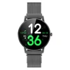 2019 Kingwear Amoled Touch Screen Sport Smart watch KW15, Message Push Heart Rate Monitor Watch