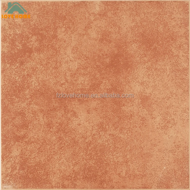 Color Rojo Marrón Mate Esmaltado Azulejo De Piso De Cerámica 400x400mm