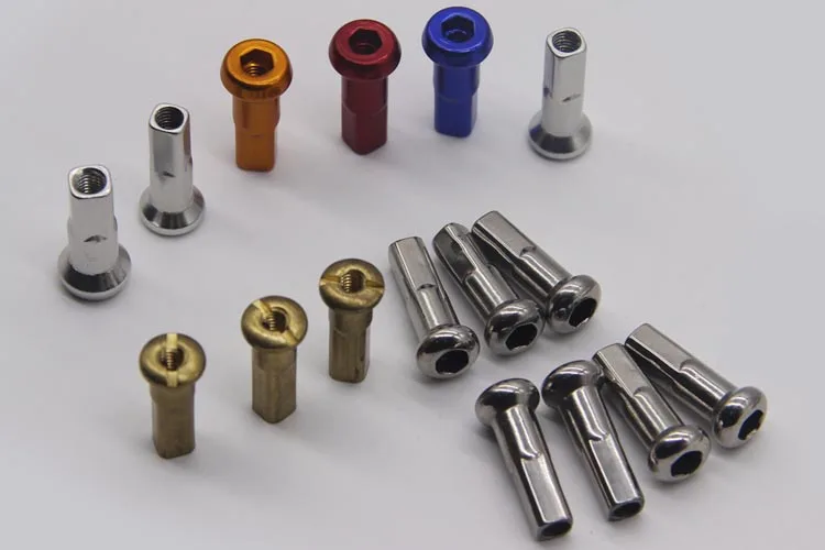 High Performance Stainless Steel Motorcycle Spokes Adjustable Motorcycle Spoke Nipple Wheel Rim