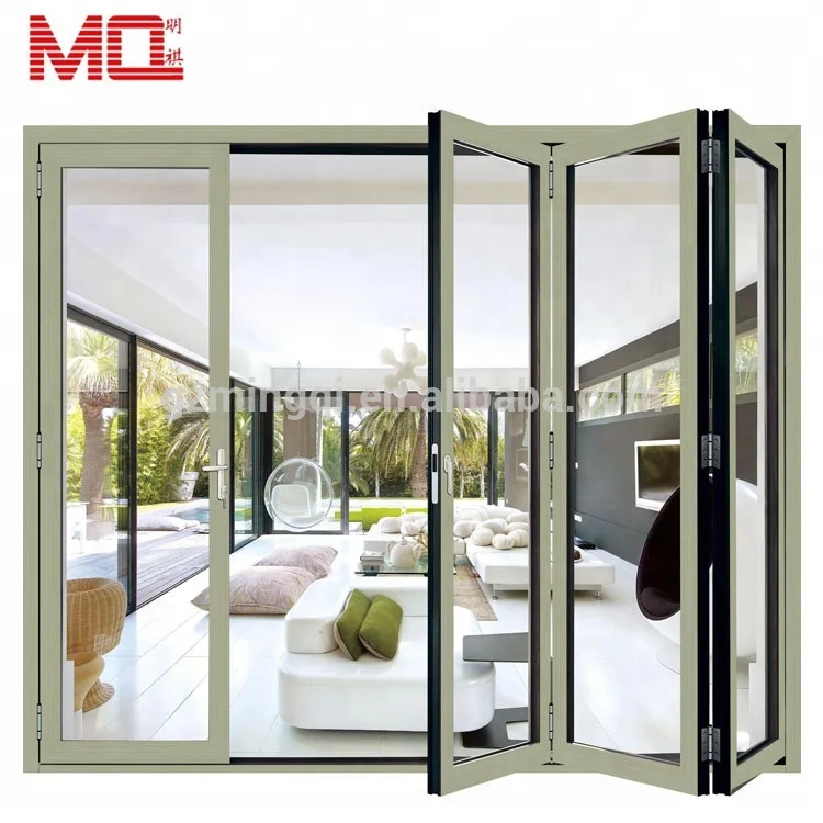 Высокое качество внешний балкон алюминиевые термоэффективные двухстворчатые двери