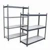 customized garage shelving 5 tier boltless rivet storage racking shelves unit