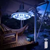Solar 22 LED Indoor Outdoor Security Lamp Remote Control Flood Light Landscape Lamp for Lawn Patio Garden Roof Fence Pool Pond