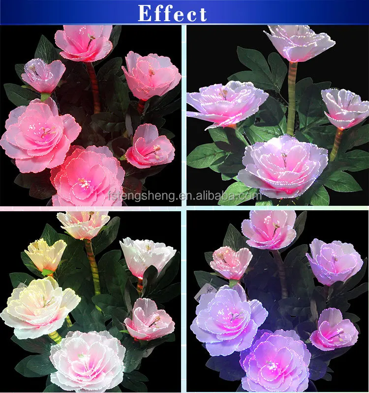 Искусственные Цветы С Подсветкой На Светодиодах Купить