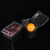 Disposable Transparent Clear Plastic Fruit Packaging Boxes , Clamshell Food Container