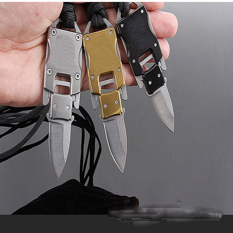 

Keychain 420 stainless steel camping tactical outdoor knife