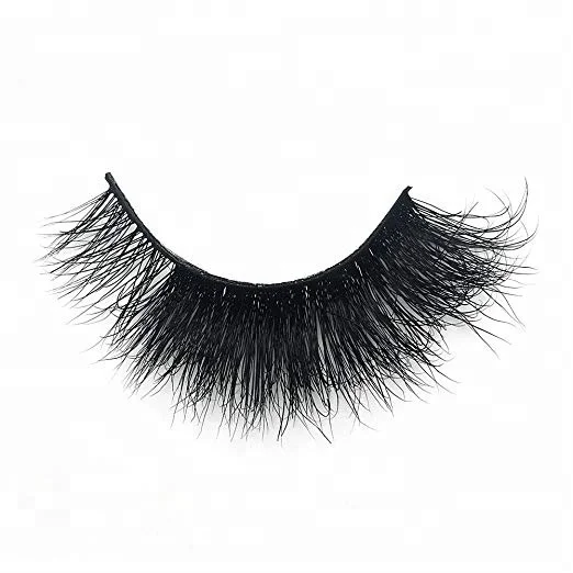 

2019 Hot Sale New Style Real 3d Mink False Eyelashes With Private Logo, Natural black