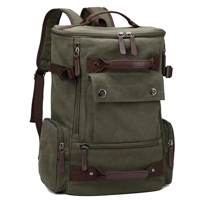 

canvas rucksack backpack