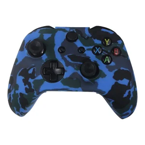 Camouflage Rubber Silicone Controller Cover Xbox One S Elite