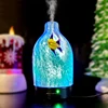 Okey-la Color art Glass decoration humidifier aromatic diffuser With Amazing LED Lights