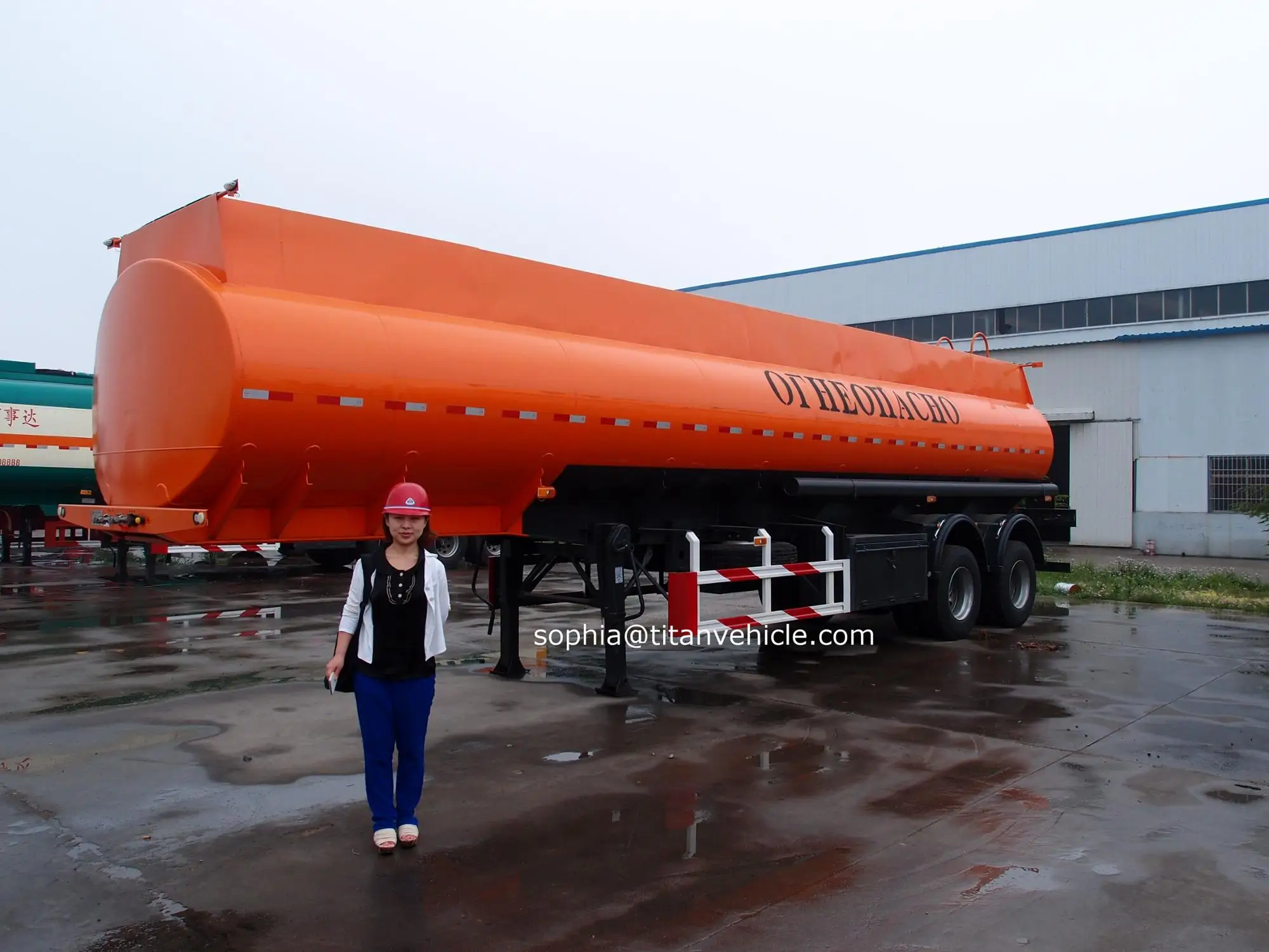 Titan 38000 Liters Fuel Tank Trailer Milk Tanker Stainless Steel Milk