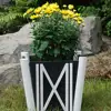 Building Outdoor DIY Planter Wood Dect Patio Pallet Flower Boxes for Flowers Designs
