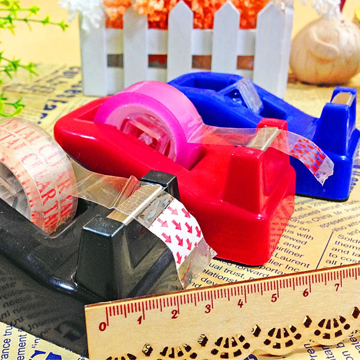 Mini Size Promotional Tape Holder Cute Colorful Adhesive Tape Dispenser