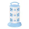 Intelligent 3 Layers Multiple Electrical Plug Vertical Socket With Surge Protector
