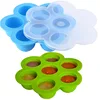 Wholesale Kitchen fruits meat silicone rubber food box plastic storage