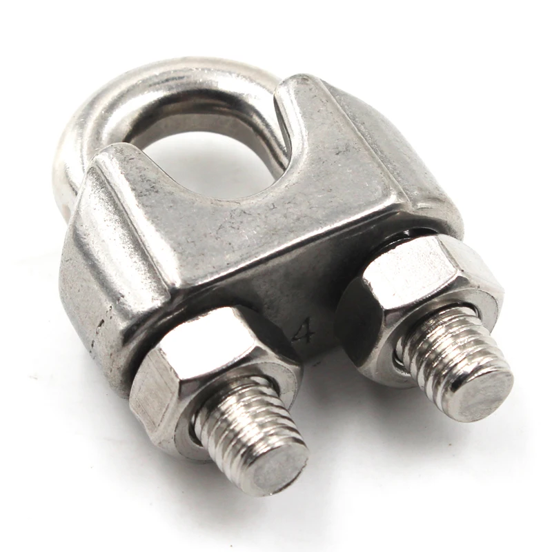 Stainless Steel Wire Rope Clamp Wire Rope Clip 304and201 Clamp Wire