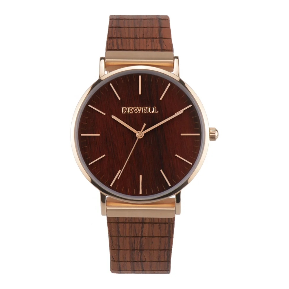 

Ready to ship wooden watch manufacturer direct shipping customized logo natural wooden watch factory price men wooden watch