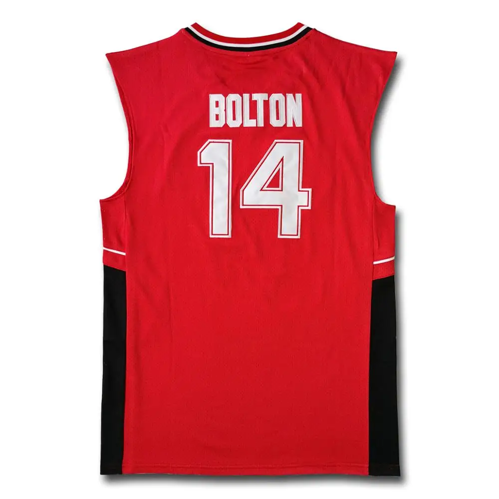 

Troy Bolton #14 High School Red Basketball Jersey, N/a