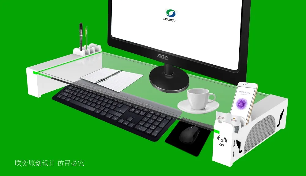 Dsg01 Wholesale Glass Office Desktop Organizer Buy Office Desktop