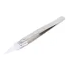 Stainless Steel Ceramic Tweezers Heat Resistant Non Conductive Ceramic Pointed Tip DIY Tools