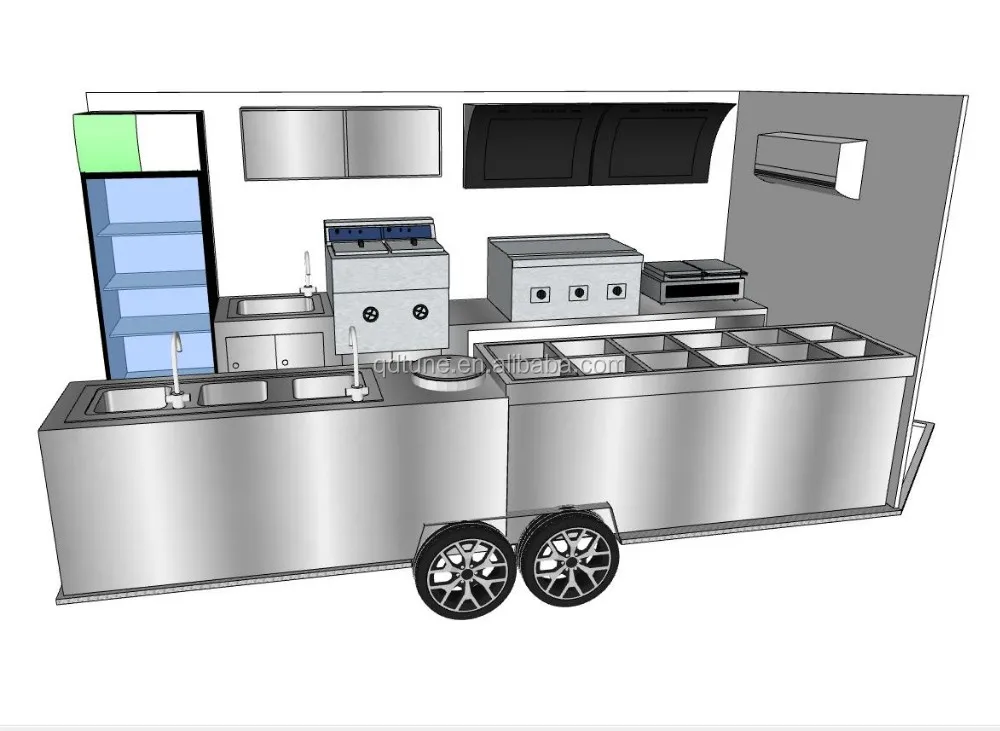 Customized Food Truck Cart Fast Food Truck - Buy Food Truck Cart,Fast