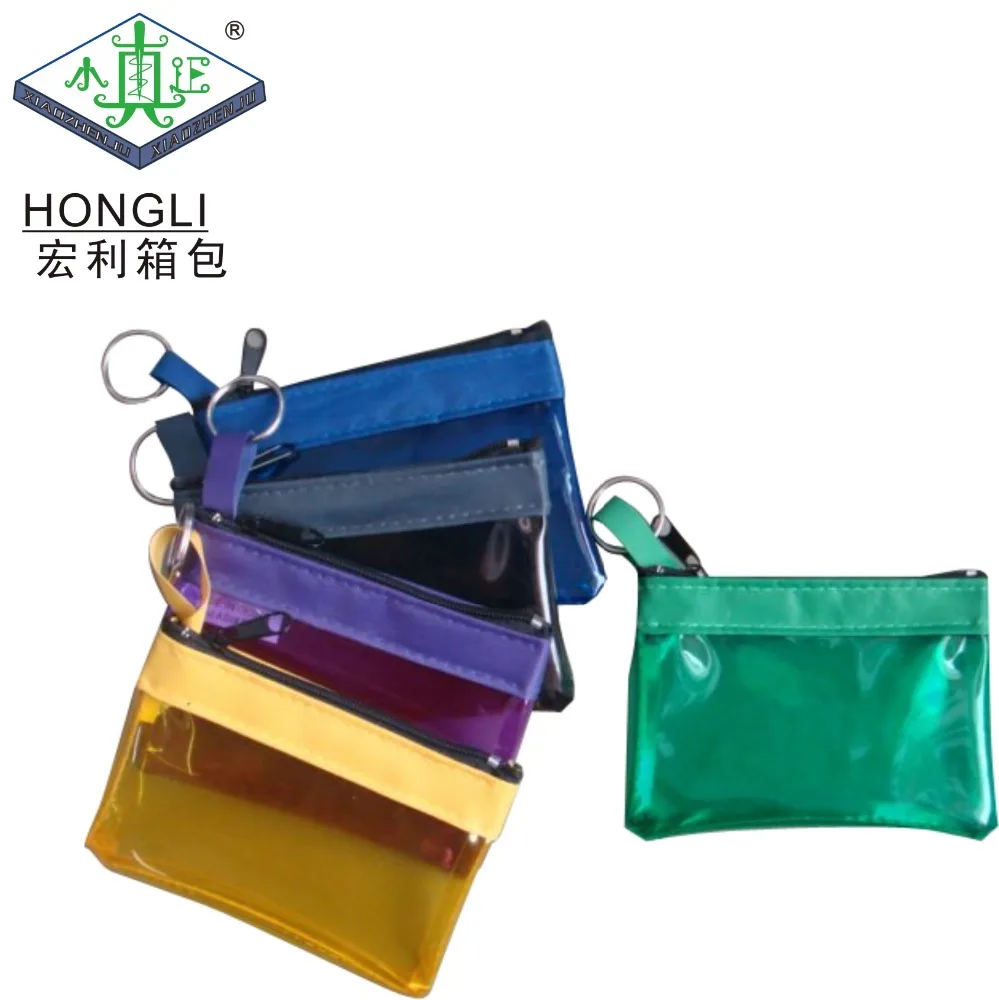 

wholesale custom printed pvc keychain mini cute zipper coin purse, Customized