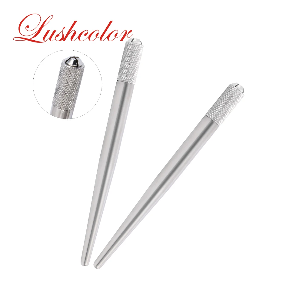 

Lushcolor SS Autoclavable microblading hand tool Manual Pen for microblade, Silver